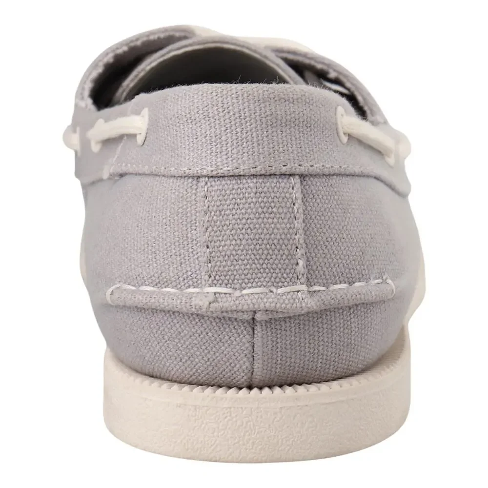 Club Room Men's Elliot Lace Up Boat Shoes Gray Size 10